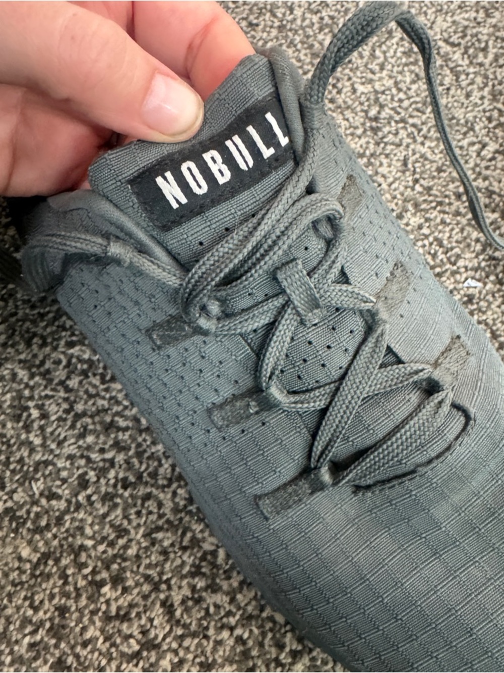 NOBULL Trainer Shoes Mens Black Cross Training Gym Athletic Minimalist Mens 8.5 - Picture 3 of 12